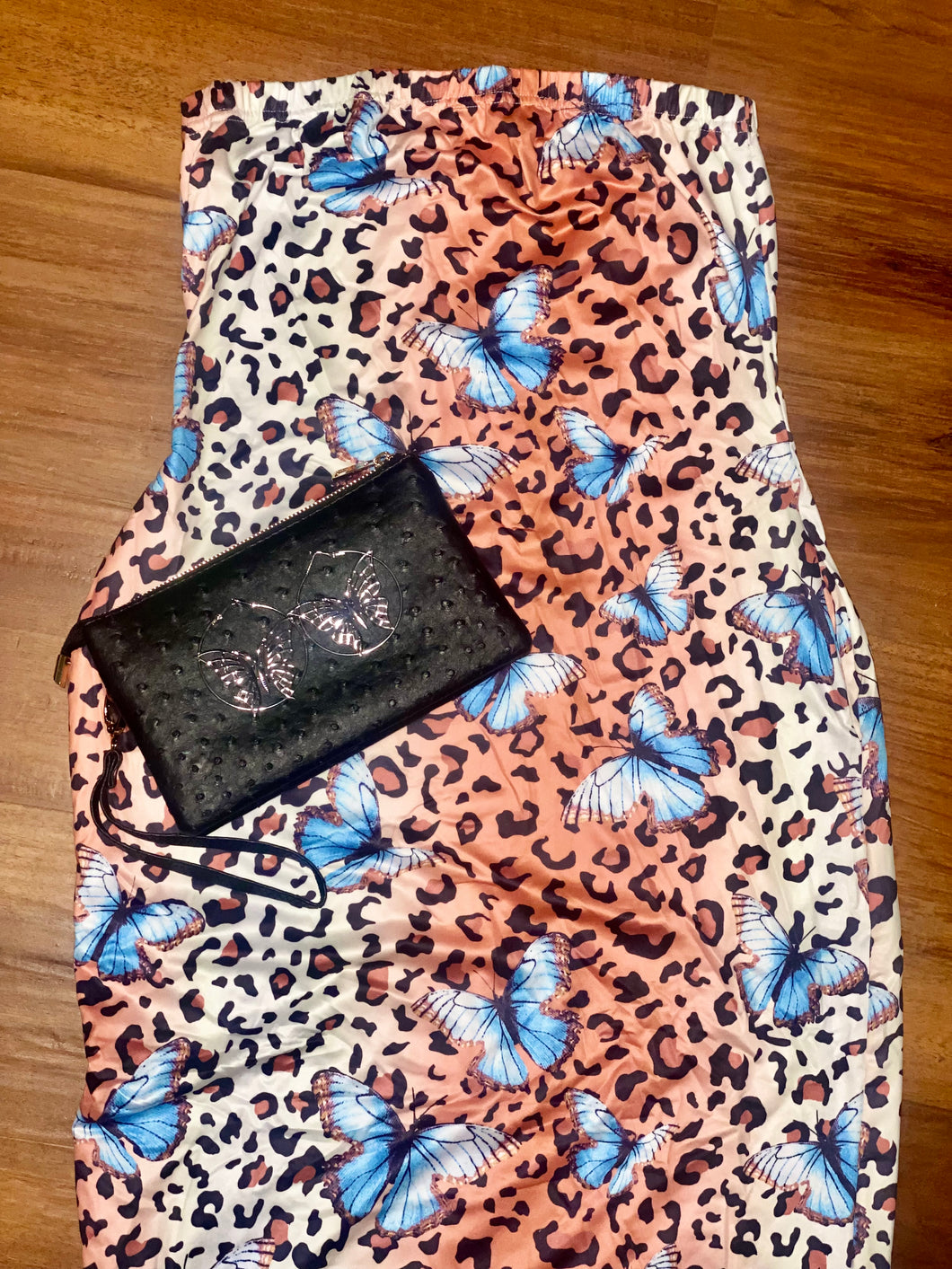 Leopard butterfly Print Dress