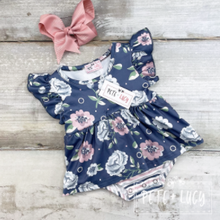 Load image into Gallery viewer, Midnight Rose Romper
