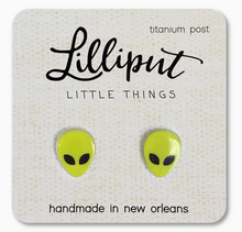 Load image into Gallery viewer, Alien Earrings
