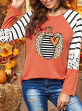 Load image into Gallery viewer, Long Sleeve Fall Pumpkin Top
