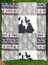 Load image into Gallery viewer, Broncos &amp; Aztec Baby Blanket
